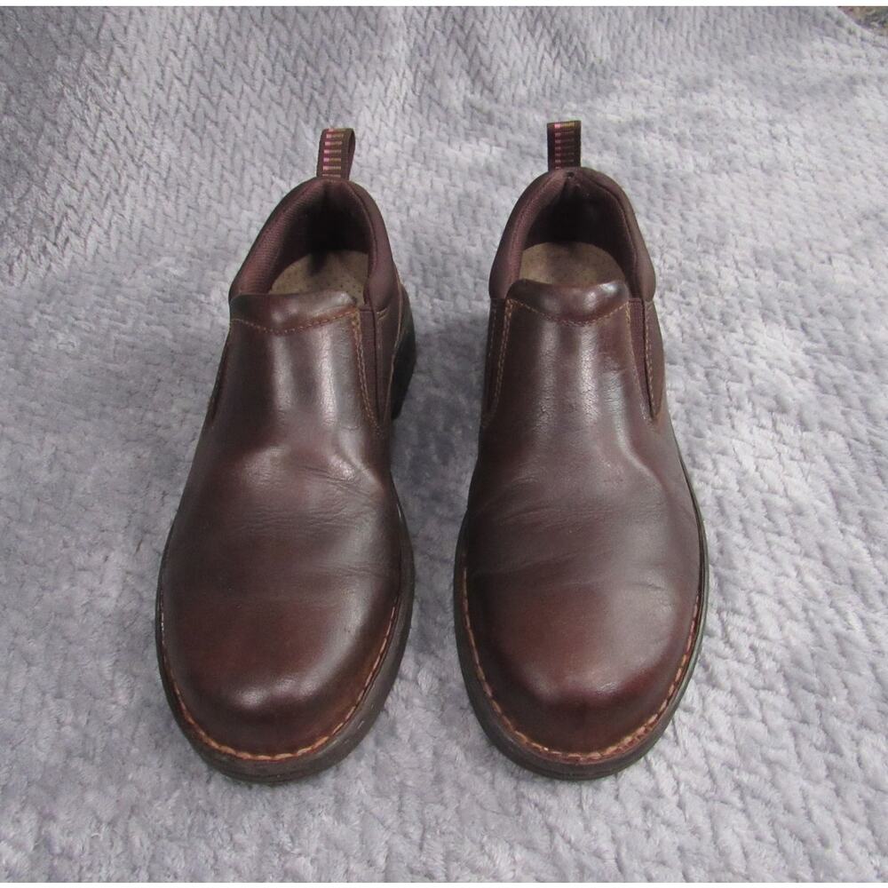 AARIAT ATS Wpmen''s Brown Leather Slip On Shoes Casual Work Comfort Size 8B